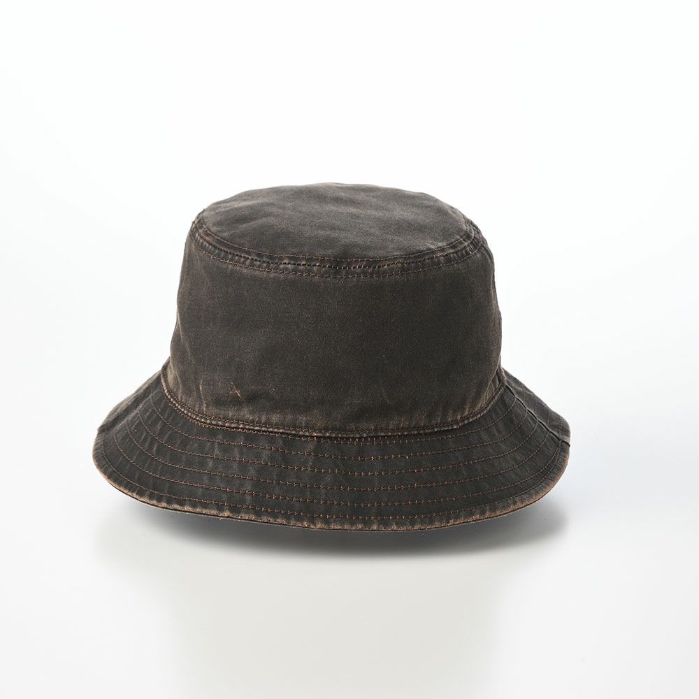 ステットソンのソフトハット PU COATING BUCKET HAT（PUコーティング バケットハット） ST234 ダークブラウン