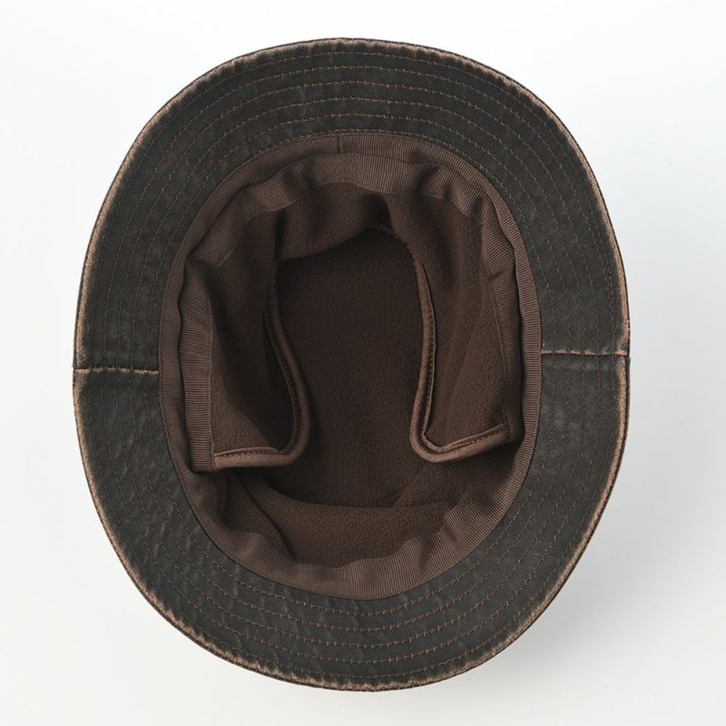 ステットソンのソフトハット PU COATING BUCKET HAT（PUコーティング バケットハット） ST234 ダークブラウン