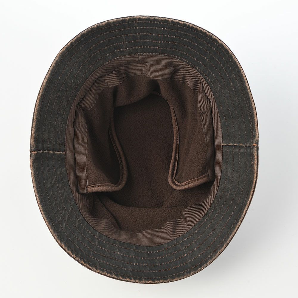 ステットソンのソフトハット PU COATING BUCKET HAT（PUコーティング バケットハット） ST234 ダークブラウン