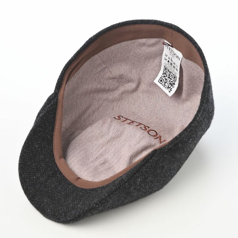 ステットソンのハンチング SHETLAND LAMBS WOOL HUNTING（シェットランドラムズウール ハンチング） ST238 チャコール
