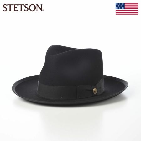 ステットソンのフェルトハット WHIPPET JP MEDALIST（ウィペット JP メダリスト） ST292US ブラック