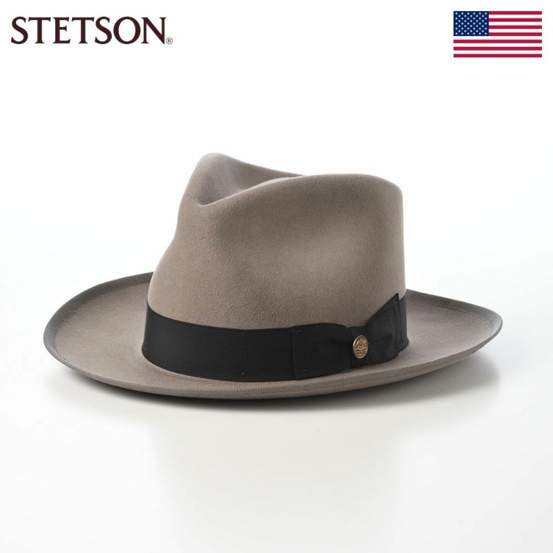 ステットソンのフェルトハット WHIPPET JP MEDALIST（ウィペット JP メダリスト） ST292US グレー