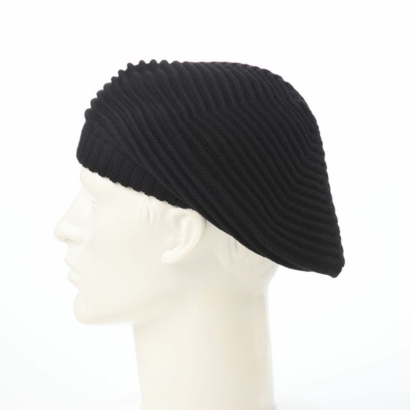 マローネのベレー帽 Nuvola Wool（ヌヴォラ ウール） 8418925 ブラック