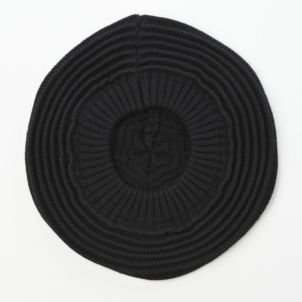 マローネのベレー帽 Nuvola Wool（ヌヴォラ ウール） 8418925 ブラック