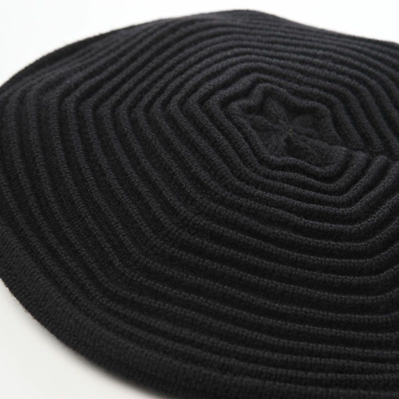 マローネのベレー帽 Nuvola Wool（ヌヴォラ ウール） 8418925 ブラック
