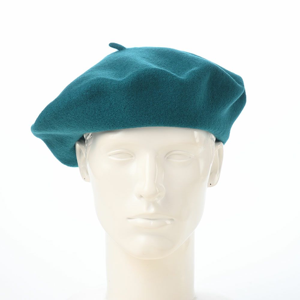 マローネのベレー帽 Basco Wool（バスコ ウール） BASCO_29 ターコイズ