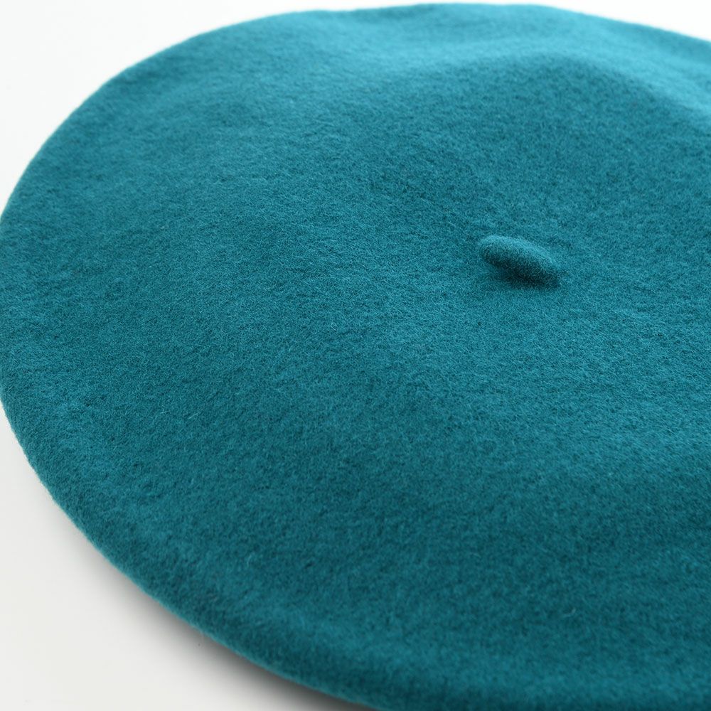 マローネのベレー帽 Basco Wool（バスコ ウール） BASCO_29 ターコイズ
