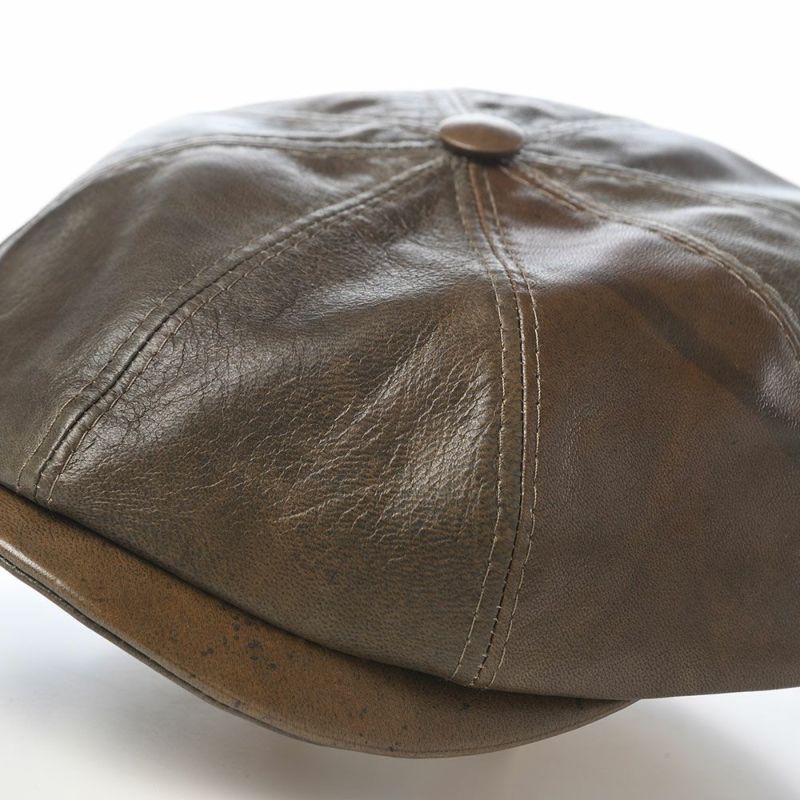 マローネのキャスケット Dublino Lamb Leather（ダブリーノ ラムレザー） BN141 カーキ