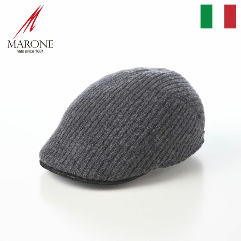 マローネのハンチング Yuyu（ユユ） BT1392 ダークグレー