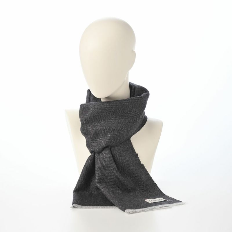 マローネのスカーフ Bicolor Scarf（バイカラー スカーフ） 46984 ブラック