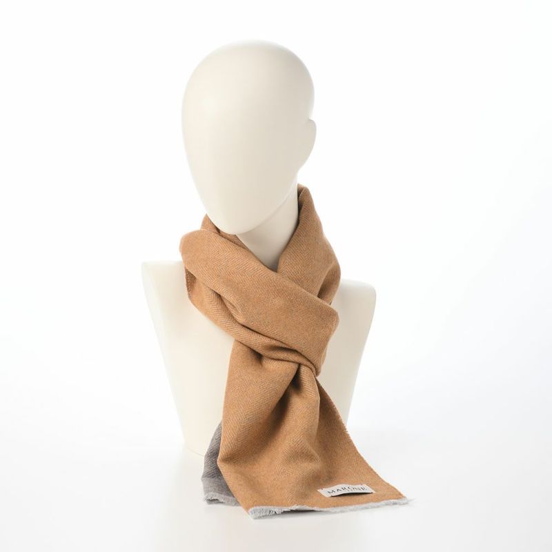 マローネのスカーフ Bicolor Scarf（バイカラー スカーフ） 46984 オレンジ