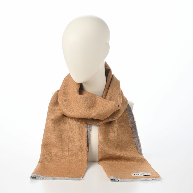 マローネのスカーフ Bicolor Scarf（バイカラー スカーフ） 46984 オレンジ