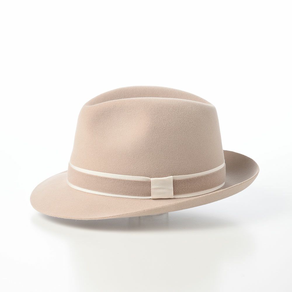 マローネのフェルトハット Rabbit Fur Soffio（ラビットファー ソッフィオ）  クリーム