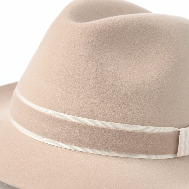 マローネのフェルトハット Rabbit Fur Soffio（ラビットファー ソッフィオ）  クリーム