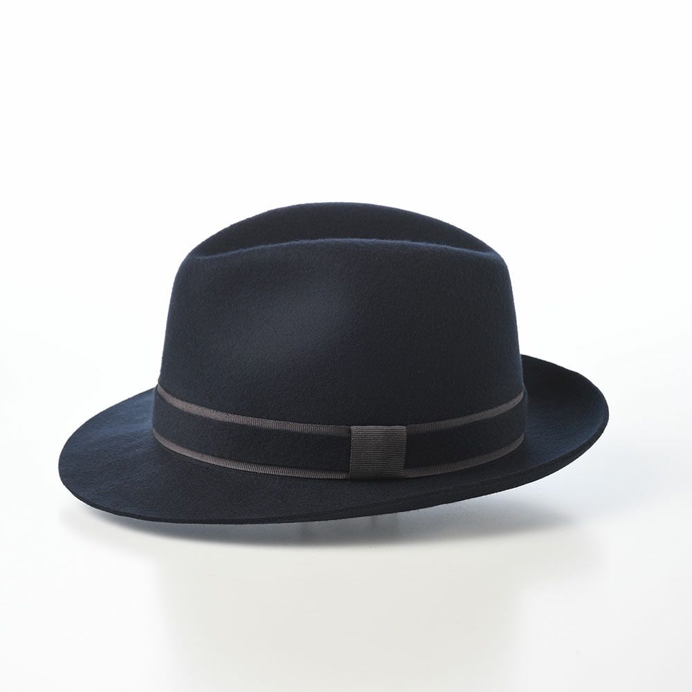 マローネのフェルトハット Battito Wool Hat（バッティート ウールハット）  ネイビー