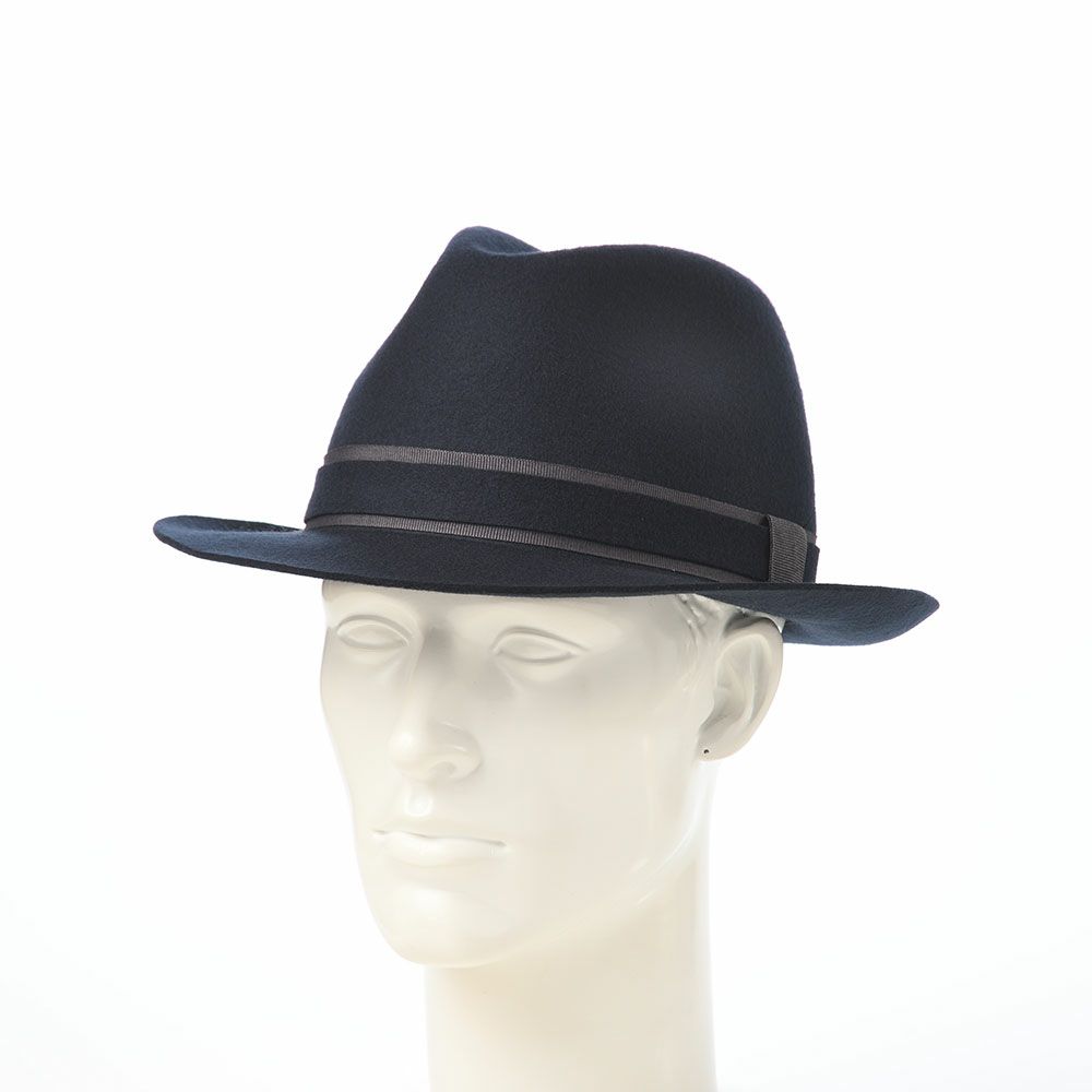マローネのフェルトハット Battito Wool Hat（バッティート ウールハット）  ネイビー