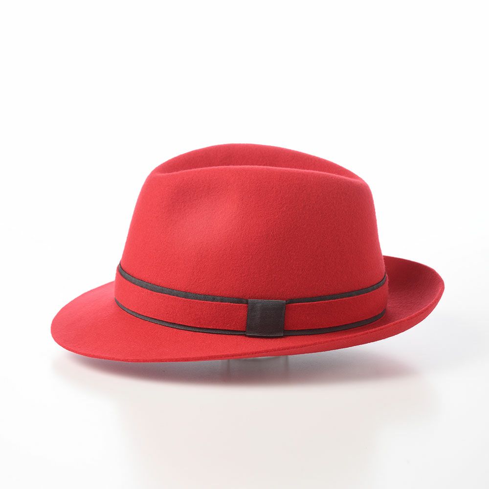 マローネのフェルトハット Battito Wool Hat（バッティート ウールハット）  レッド