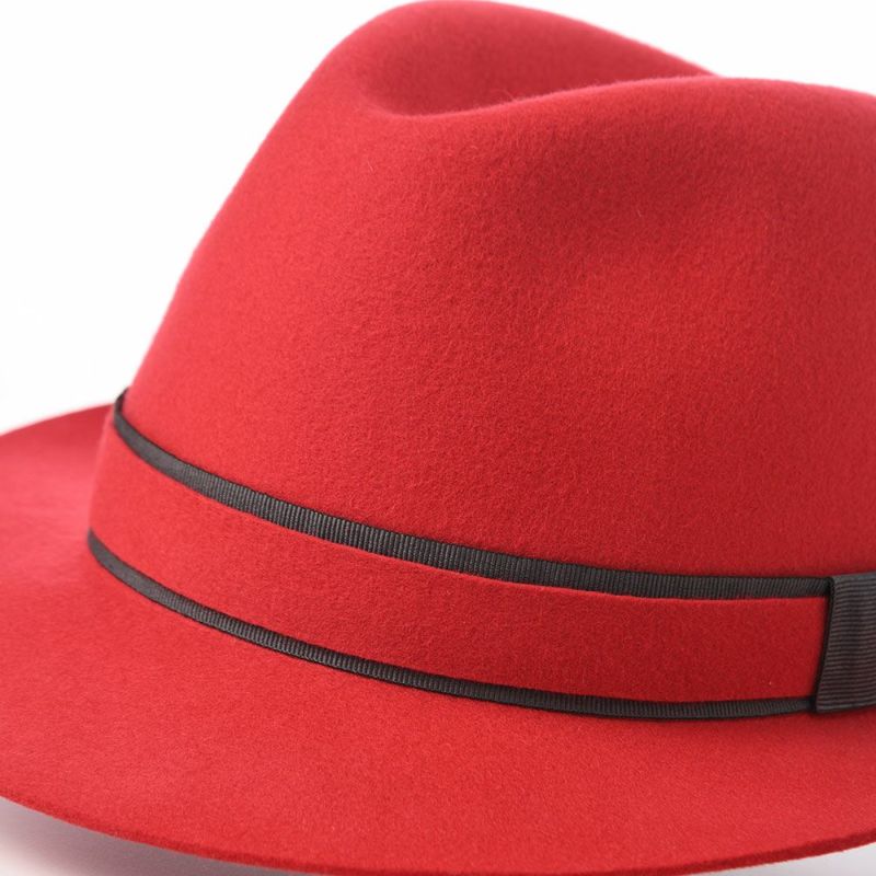 マローネのフェルトハット Battito Wool Hat（バッティート ウールハット）  レッド