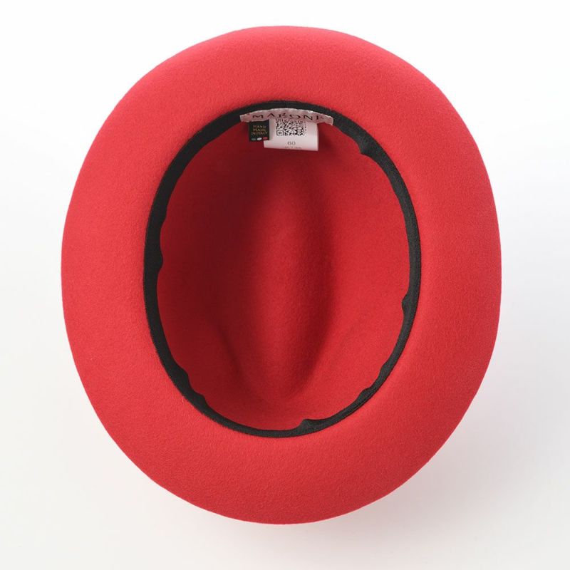 マローネのフェルトハット Battito Wool Hat（バッティート ウールハット）  レッド