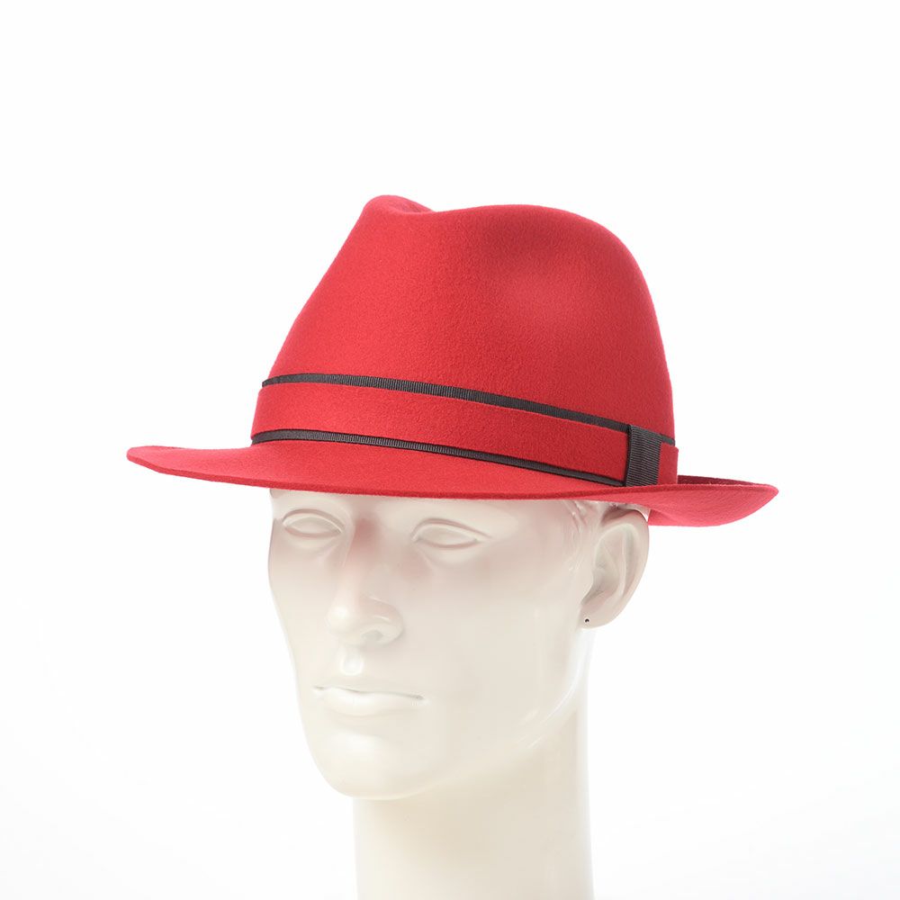 マローネのフェルトハット Battito Wool Hat（バッティート ウールハット）  レッド