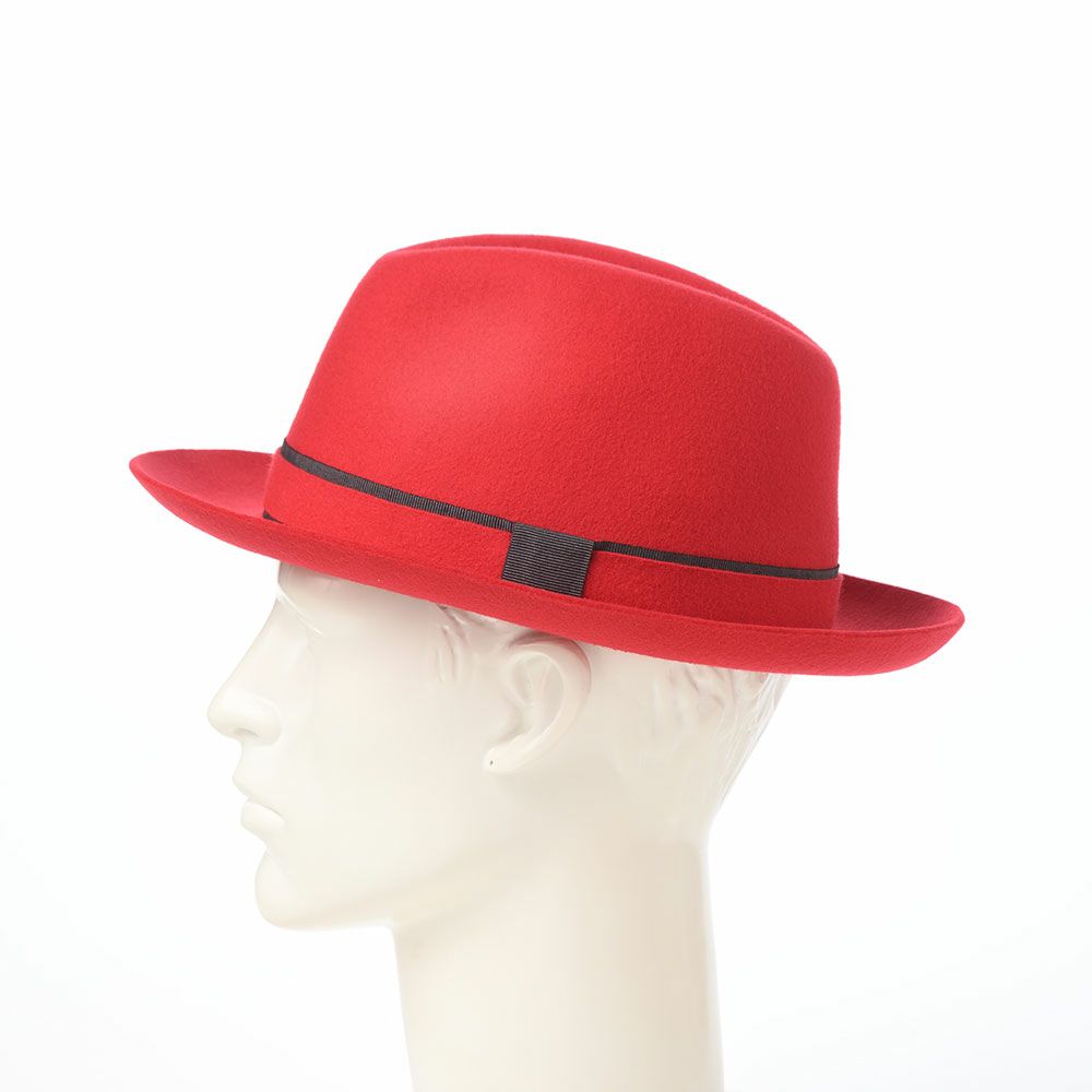 マローネのフェルトハット Battito Wool Hat（バッティート ウールハット）  レッド