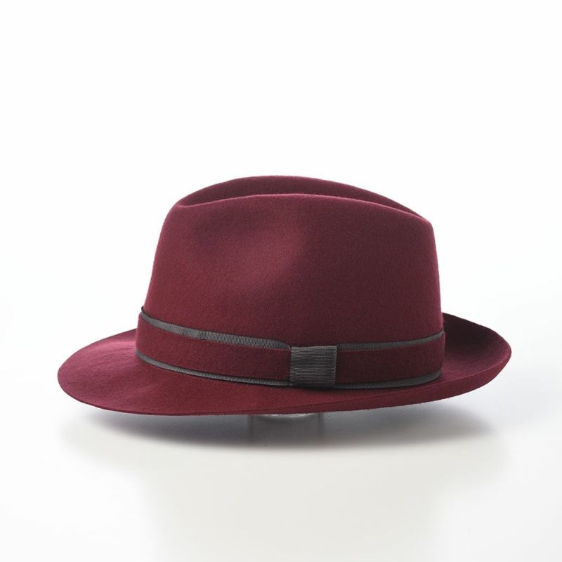 マローネのフェルトハット Battito Wool Hat（バッティート ウールハット）  ワインレッド