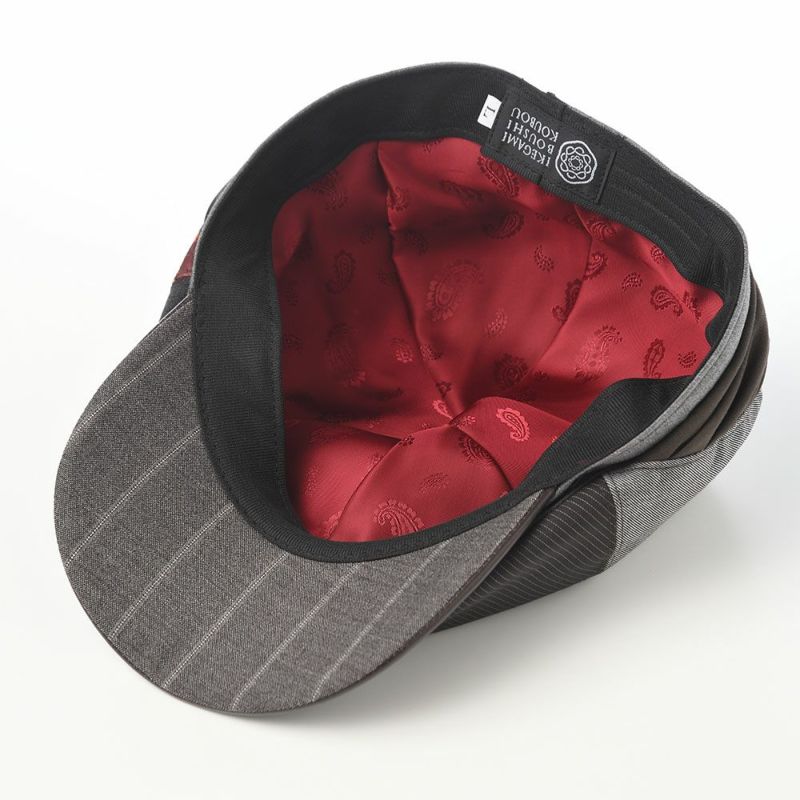 イケガミ帽子工房のハンチング Crafted Hunting II（クラフテッドハンチング） ブラウンミックス