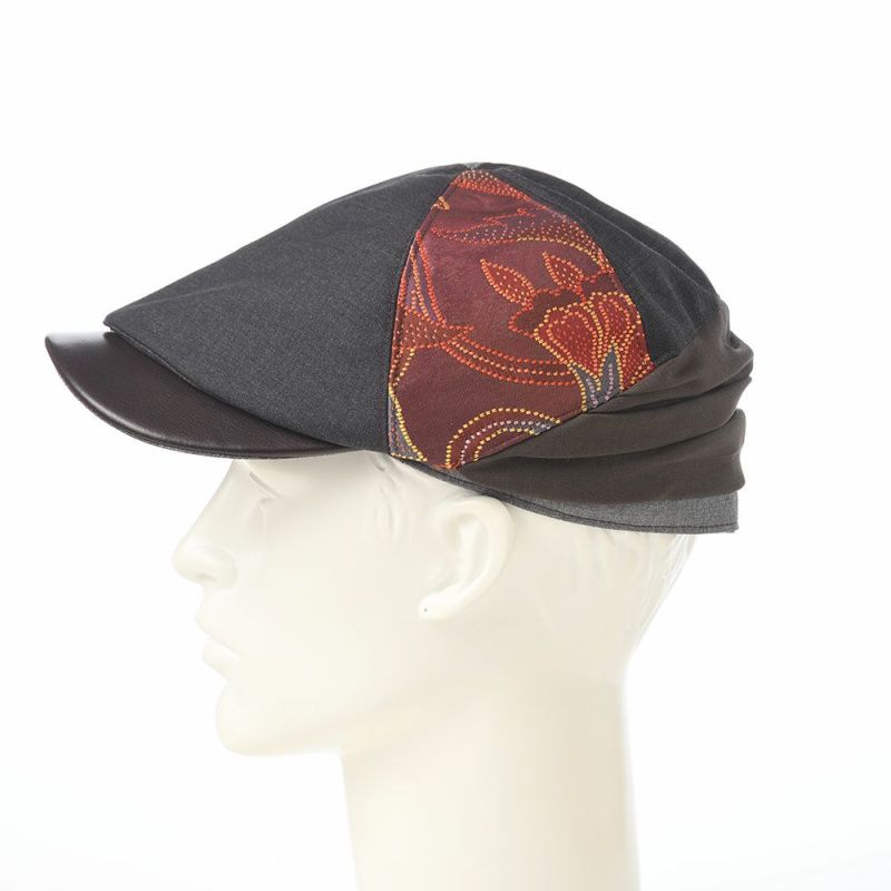 イケガミ帽子工房のハンチング Crafted Hunting II（クラフテッドハンチング） ブラウンミックス