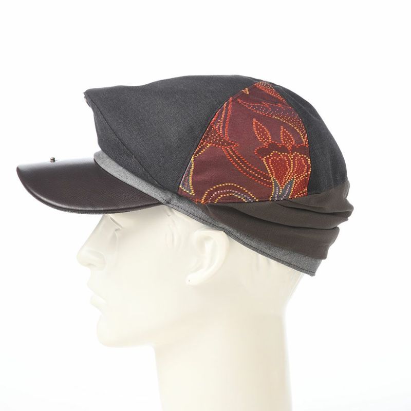 イケガミ帽子工房のハンチング Crafted Hunting II（クラフテッドハンチング） ブラウンミックス