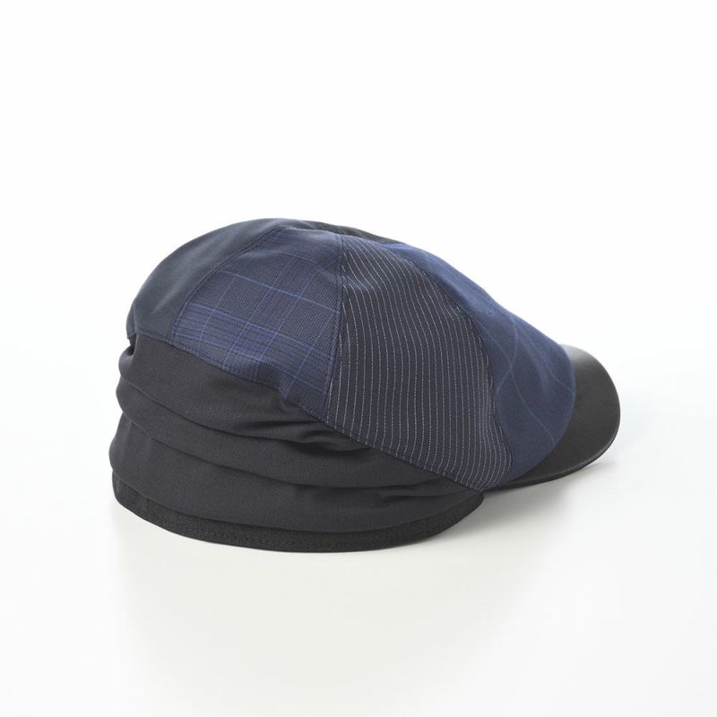 イケガミ帽子工房のハンチング Crafted Hunting II（クラフテッドハンチング） ネイビーミックス