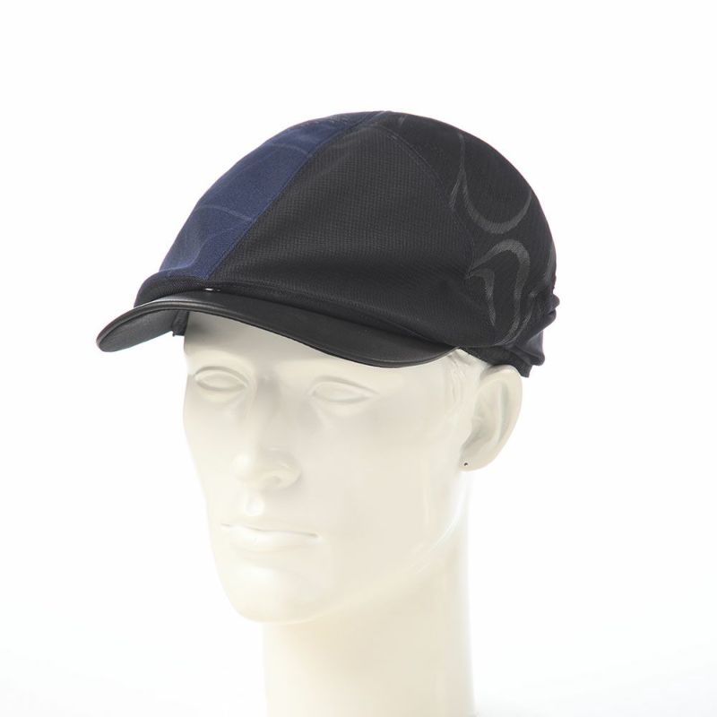 イケガミ帽子工房のハンチング Crafted Hunting II（クラフテッドハンチング） ネイビーミックス