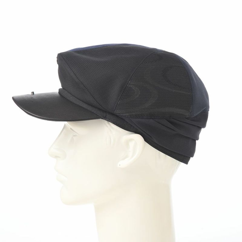 イケガミ帽子工房のハンチング Crafted Hunting II（クラフテッドハンチング） ネイビーミックス