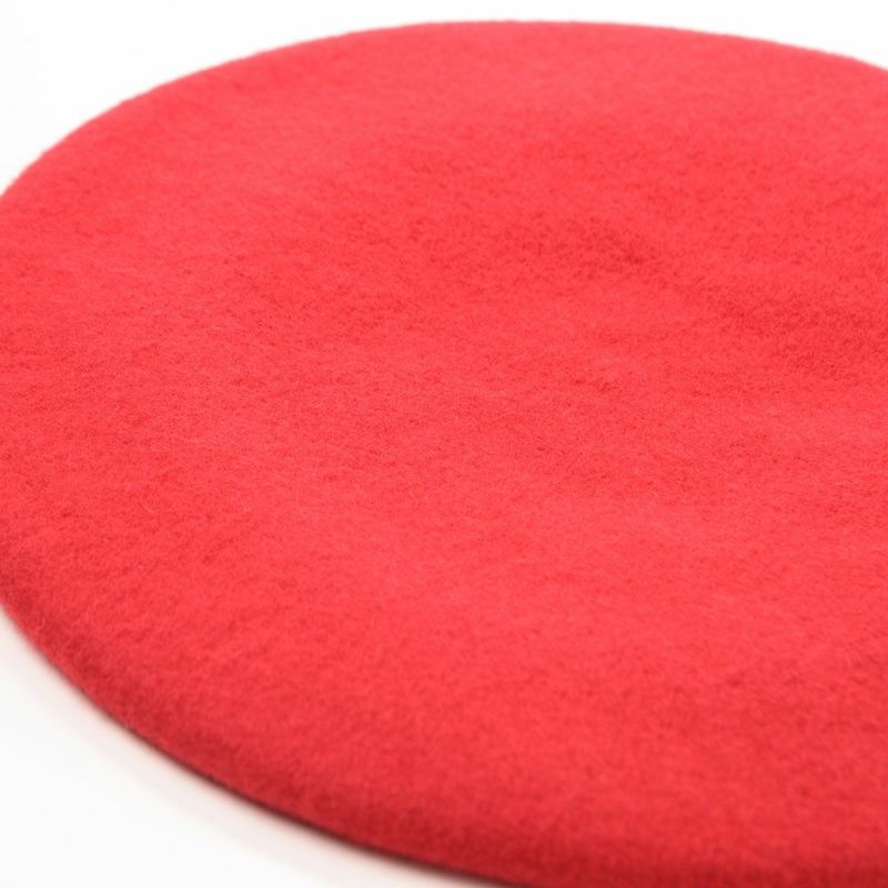 カンゴールのベレー帽 WOOL MONTY（ウール モンティ） レッド