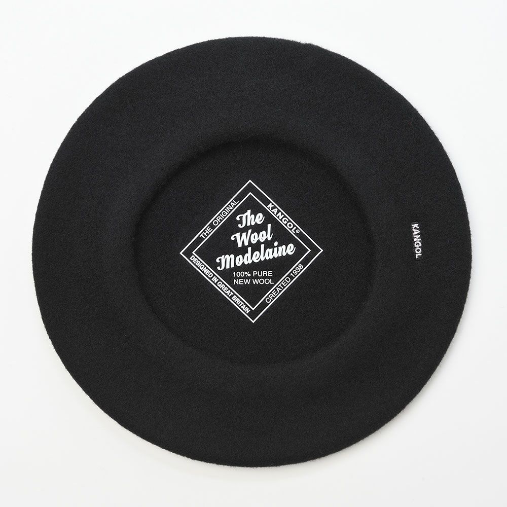 カンゴールのベレー帽 MODELAINE BERET（モデレーヌベレー） ブラック
