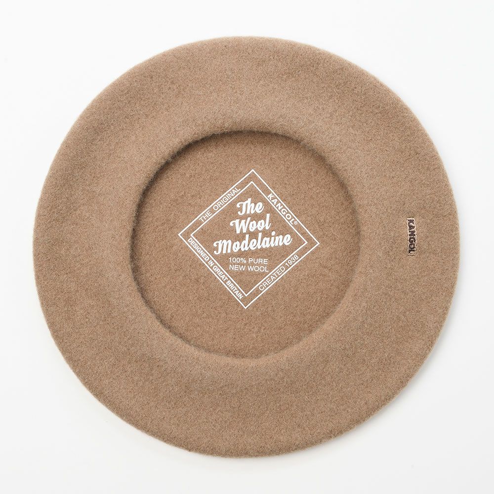 カンゴールのベレー帽 MODELAINE BERET（モデレーヌベレー） キャメル