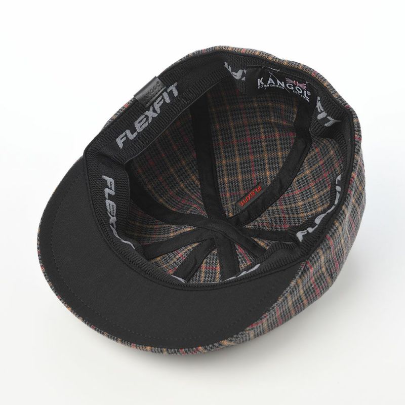 カンゴールのハンチング PATTERN FLEXFIT CAP（パターン フレックスフィット キャップ） グレー