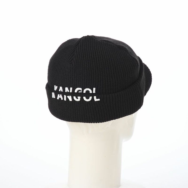 カンゴールのニット帽 SLICED PEAK BEANIE（スライスト ピーク ビーニー） ブラック