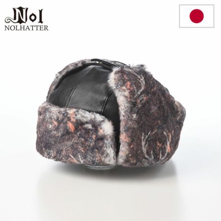 ノルの飛行帽 Animal flight cap leather（アニマル フライトキャップ レザー） ブラック