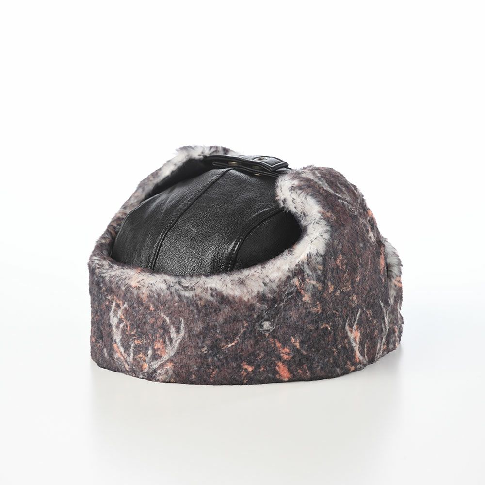 ノルの飛行帽 Animal flight cap leather（アニマル フライトキャップ レザー） ブラック