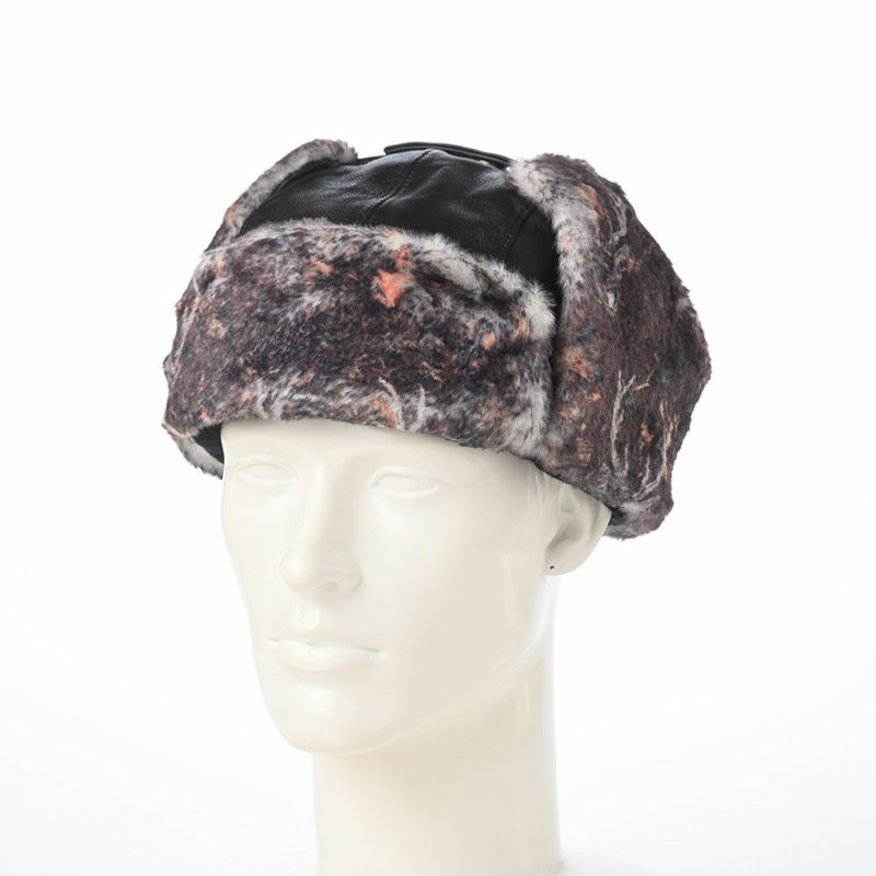 ノルの飛行帽 Animal flight cap leather（アニマル フライトキャップ レザー） ブラック