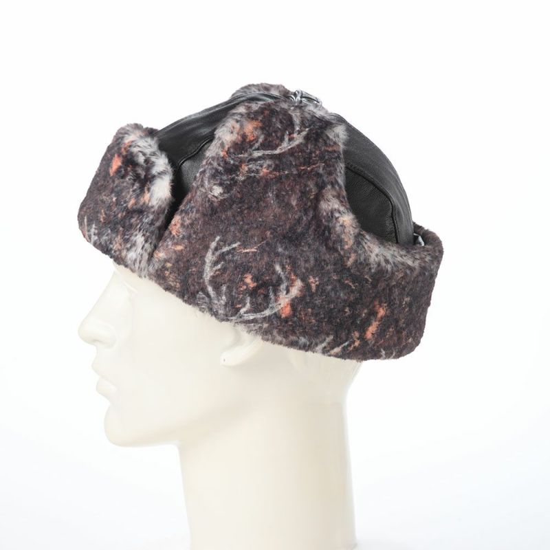 ノルの飛行帽 Animal flight cap leather（アニマル フライトキャップ レザー） ブラック