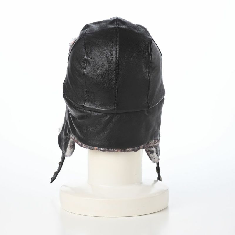 ノルの飛行帽 Animal flight cap leather（アニマル フライトキャップ レザー） ブラック