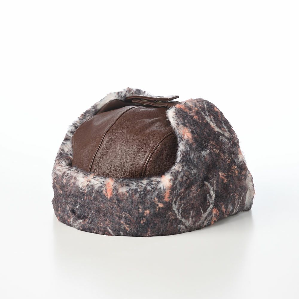 ノルの飛行帽 Animal flight cap leather（アニマル フライトキャップ レザー） ブラウン