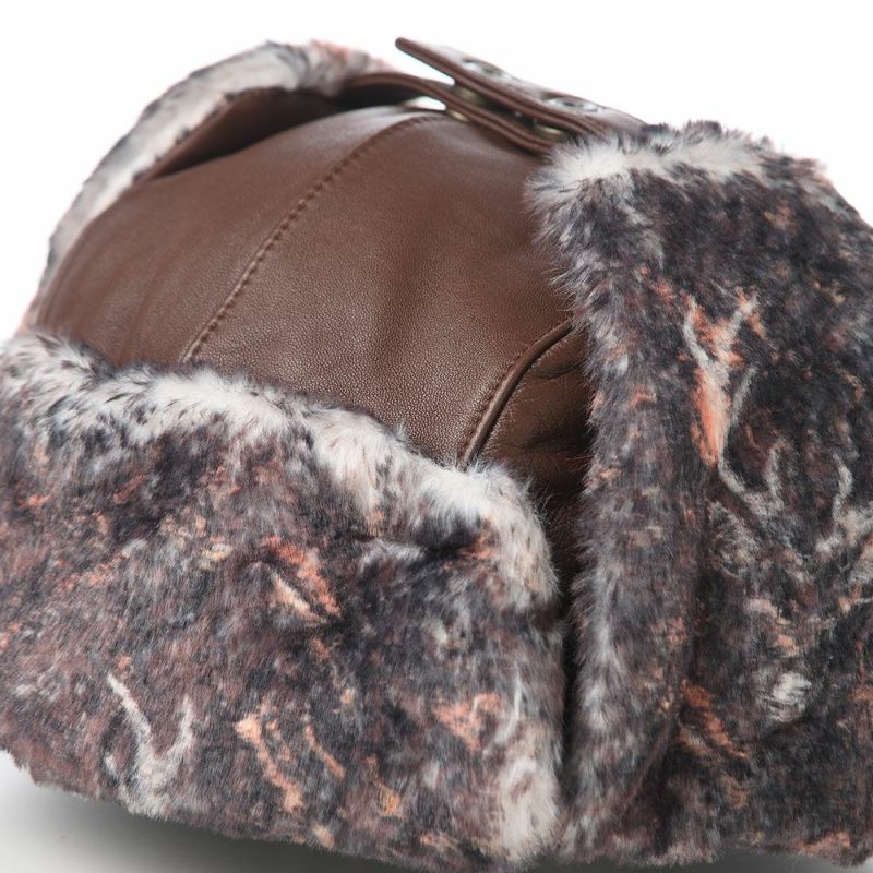 ノルの飛行帽 Animal flight cap leather（アニマル フライトキャップ レザー） ブラウン