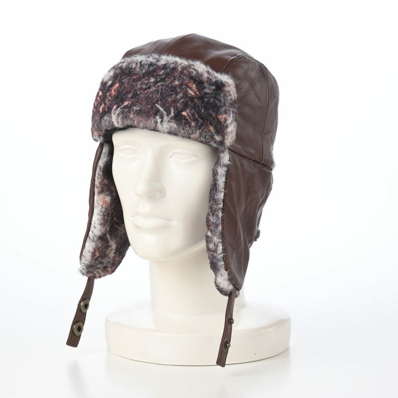 ノルの飛行帽 Animal flight cap leather（アニマル フライトキャップ レザー） ブラウン