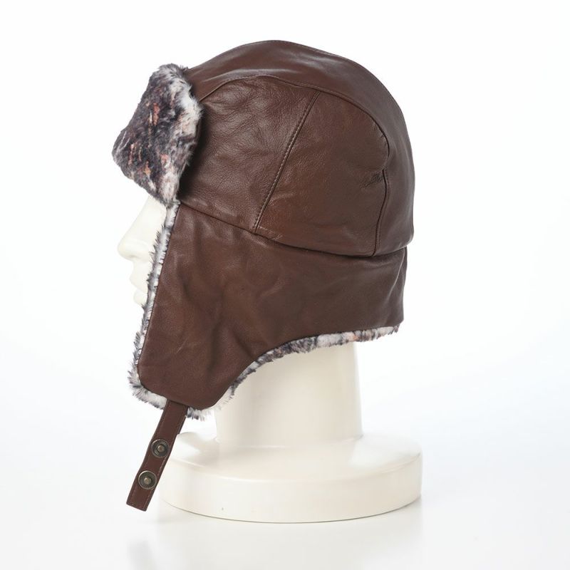 ノルの飛行帽 Animal flight cap leather（アニマル フライトキャップ レザー） ブラウン