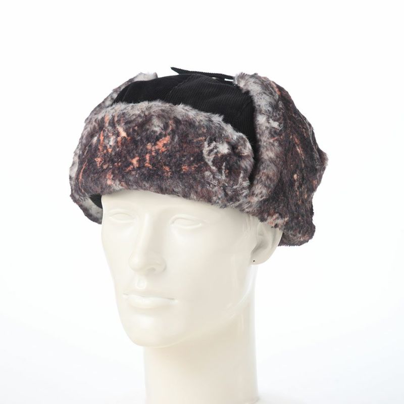 ノルの飛行帽 Animal flight cap corduroy（アニマル フライトキャップ コーデュロイ） ブラック
