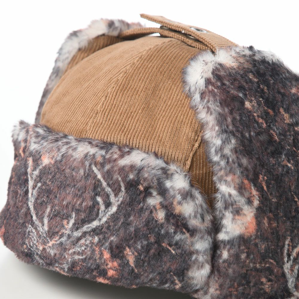 ノルの飛行帽 Animal flight cap corduroy（アニマル フライトキャップ コーデュロイ） モカ