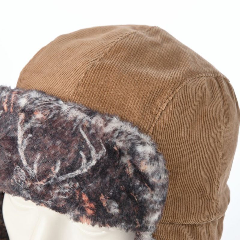 ノルの飛行帽 Animal flight cap corduroy（アニマル フライトキャップ コーデュロイ） モカ