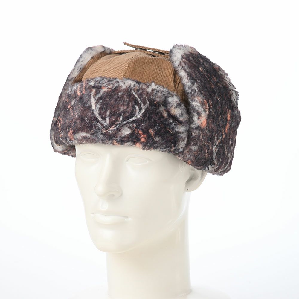 ノルの飛行帽 Animal flight cap corduroy（アニマル フライトキャップ コーデュロイ） モカ